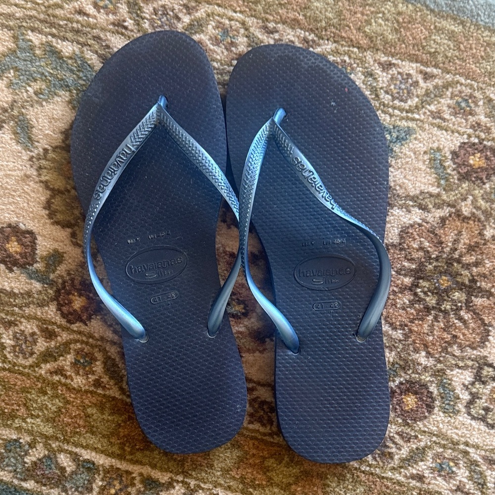 Havaianas Flip Flops Navy Blue